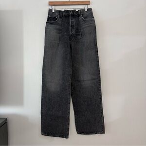 NWOT AGolde Dax upsize‎ Jean washed black size 25